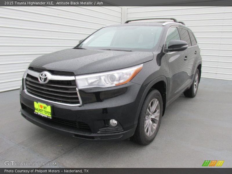 Attitude Black Metallic / Ash 2015 Toyota Highlander XLE