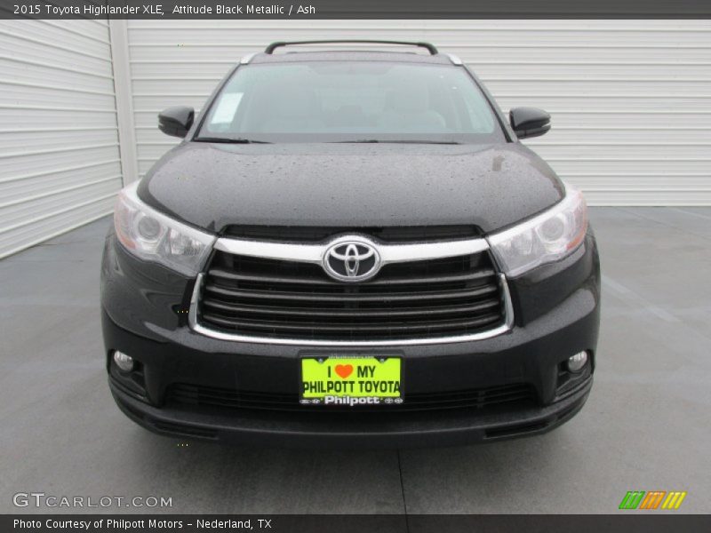 Attitude Black Metallic / Ash 2015 Toyota Highlander XLE