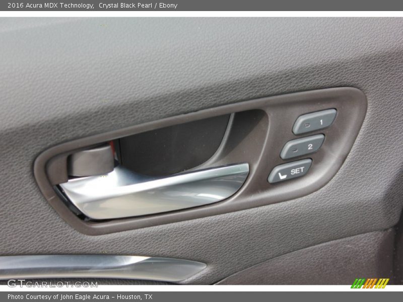 Crystal Black Pearl / Ebony 2016 Acura MDX Technology
