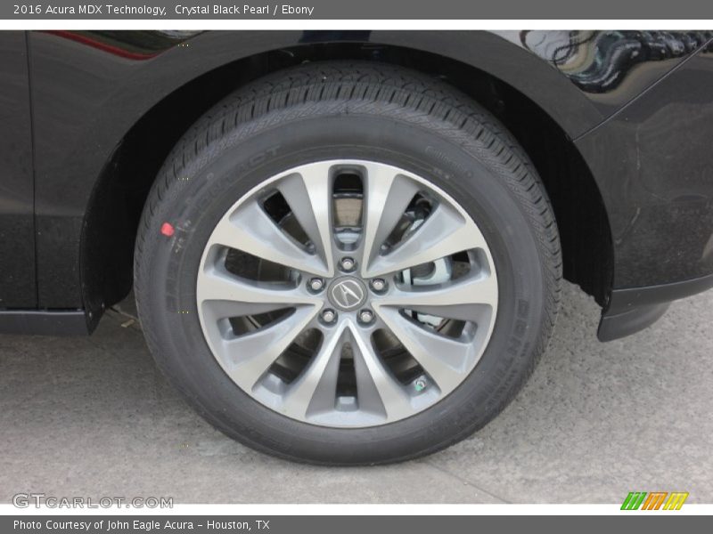 Crystal Black Pearl / Ebony 2016 Acura MDX Technology