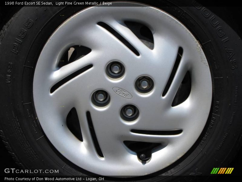 Light Pine Green Metallic / Beige 1998 Ford Escort SE Sedan