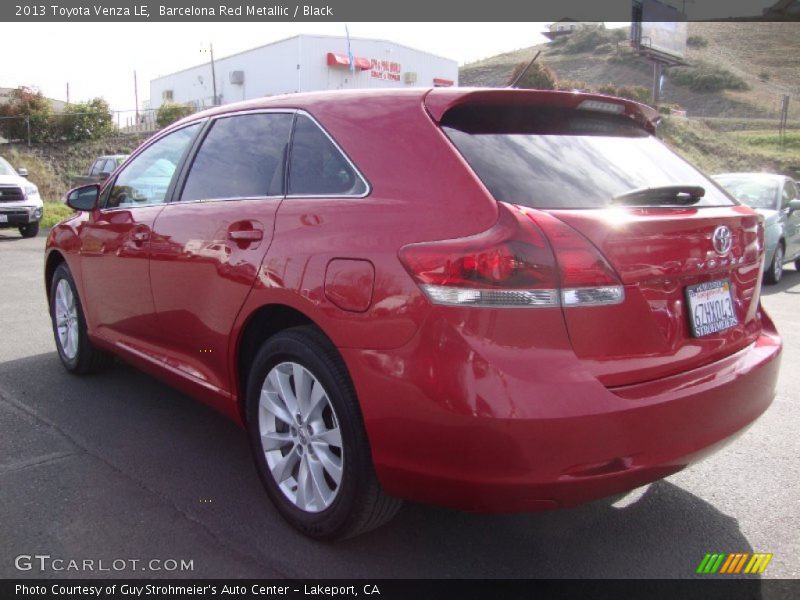 Barcelona Red Metallic / Black 2013 Toyota Venza LE