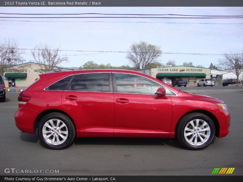 Barcelona Red Metallic / Black 2013 Toyota Venza LE