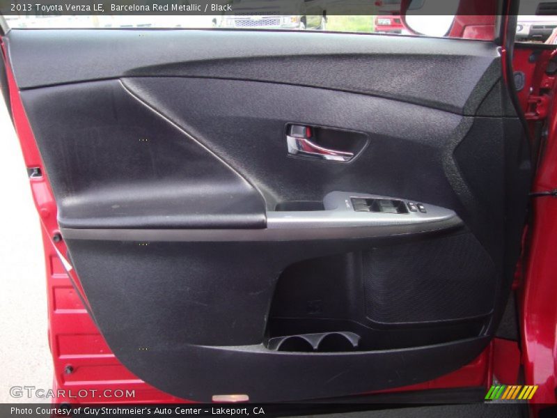 Barcelona Red Metallic / Black 2013 Toyota Venza LE