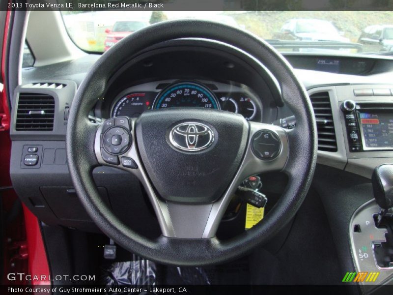 Barcelona Red Metallic / Black 2013 Toyota Venza LE