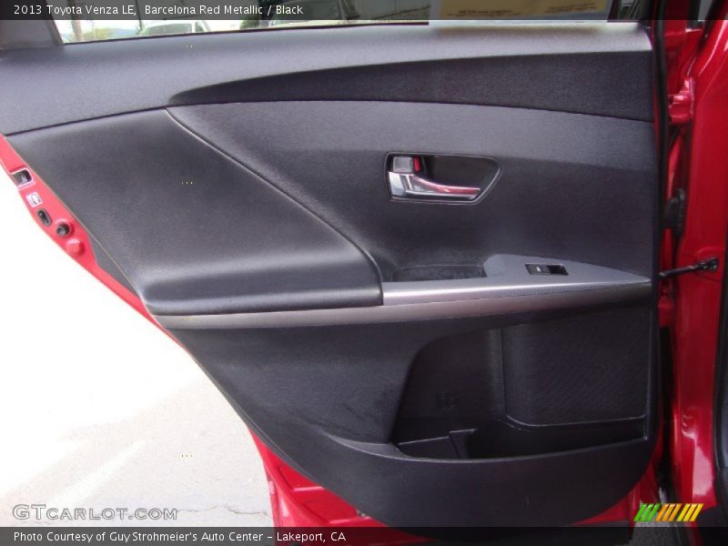 Barcelona Red Metallic / Black 2013 Toyota Venza LE