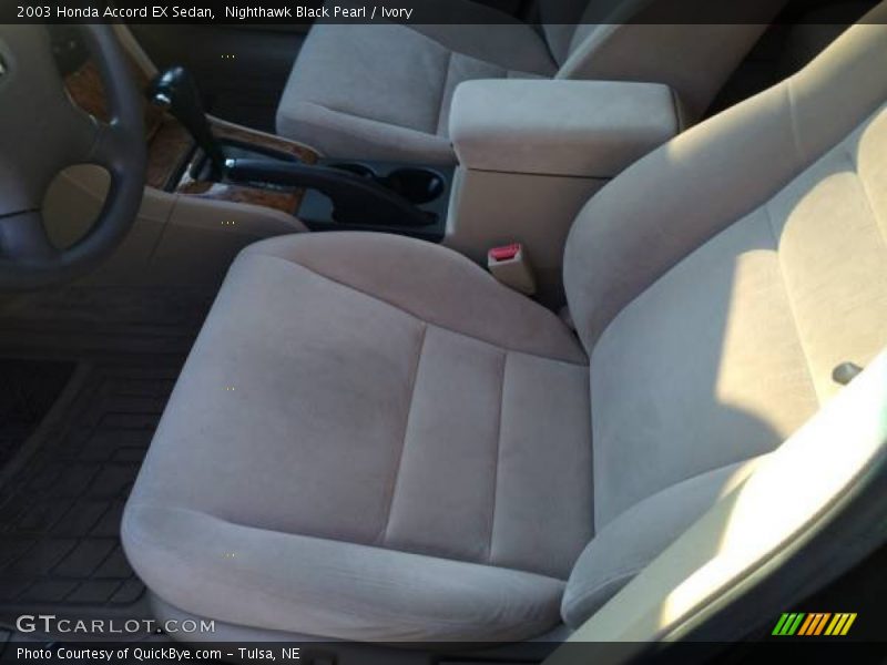 Nighthawk Black Pearl / Ivory 2003 Honda Accord EX Sedan