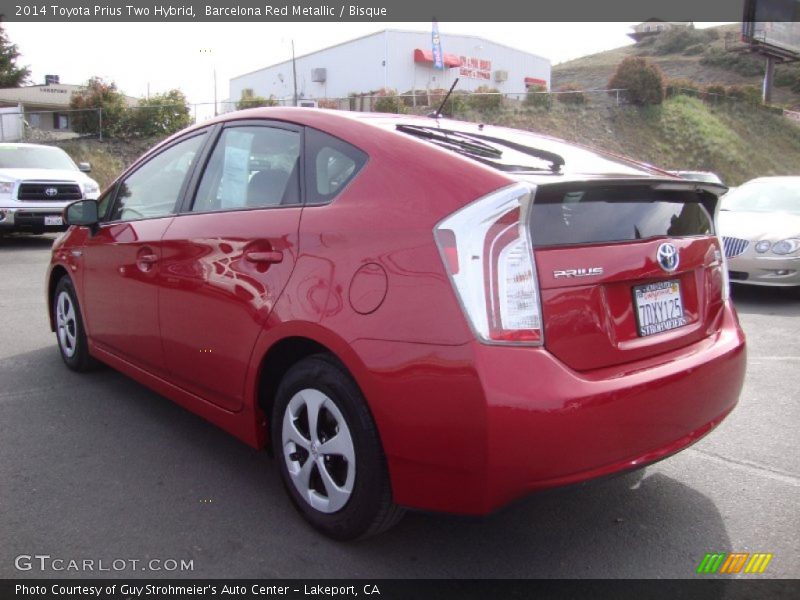 Barcelona Red Metallic / Bisque 2014 Toyota Prius Two Hybrid