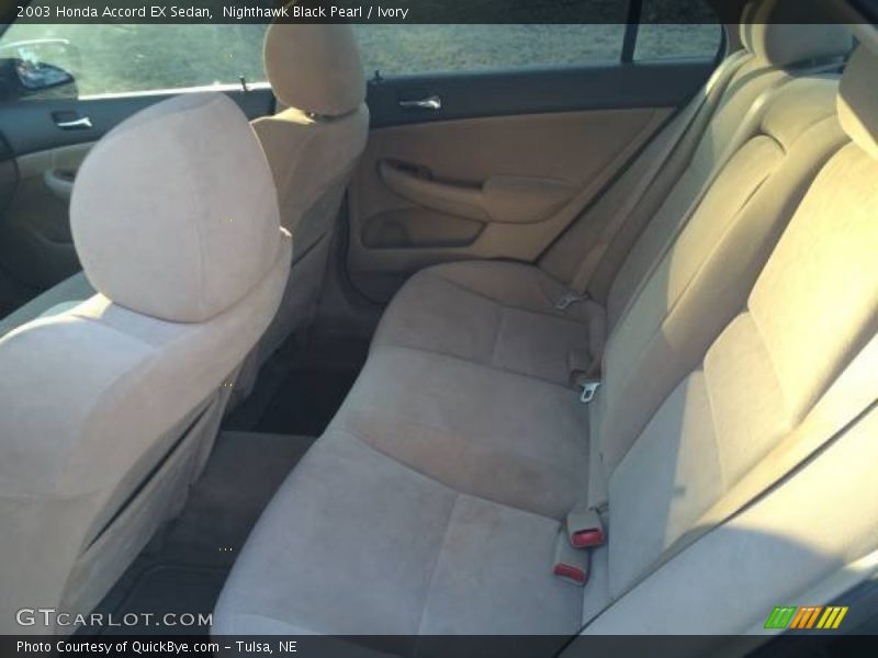 Nighthawk Black Pearl / Ivory 2003 Honda Accord EX Sedan