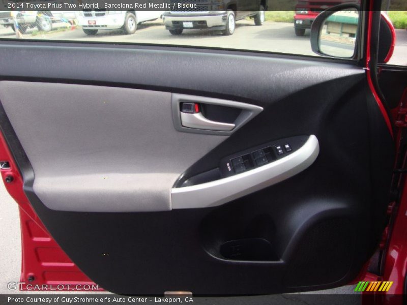 Barcelona Red Metallic / Bisque 2014 Toyota Prius Two Hybrid