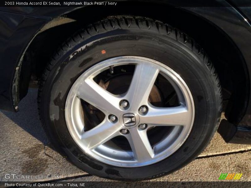 Nighthawk Black Pearl / Ivory 2003 Honda Accord EX Sedan
