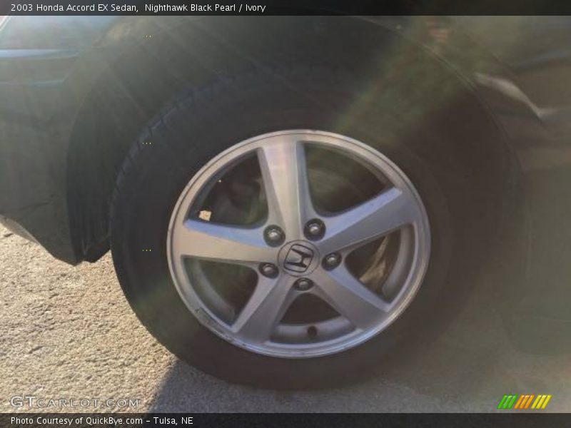 Nighthawk Black Pearl / Ivory 2003 Honda Accord EX Sedan