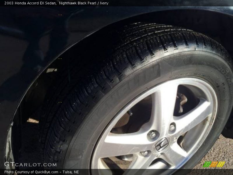 Nighthawk Black Pearl / Ivory 2003 Honda Accord EX Sedan