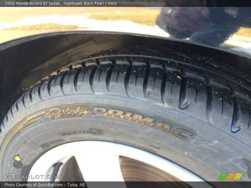 Nighthawk Black Pearl / Ivory 2003 Honda Accord EX Sedan