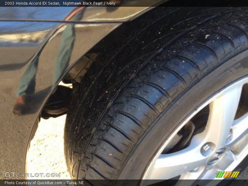 Nighthawk Black Pearl / Ivory 2003 Honda Accord EX Sedan