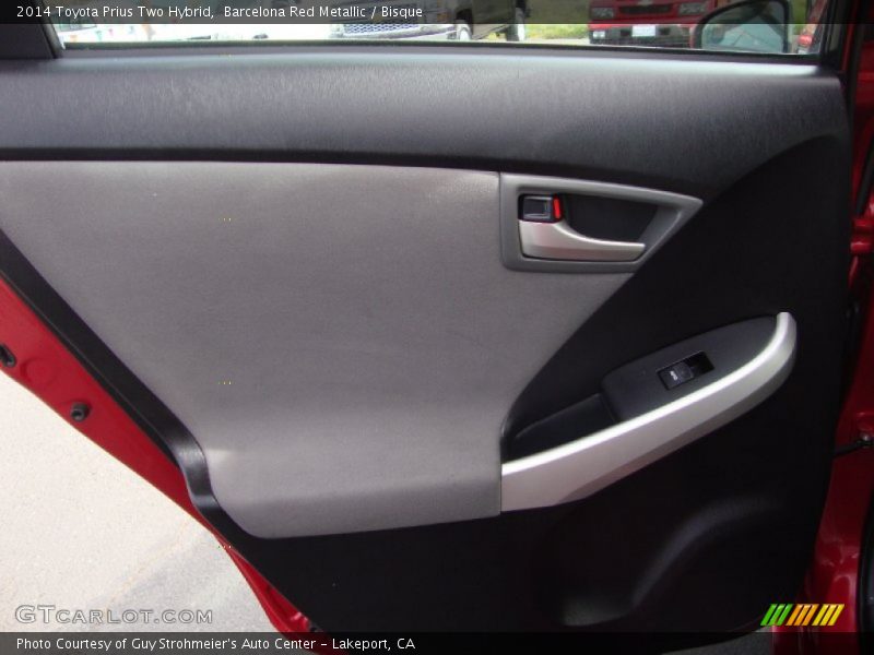 Barcelona Red Metallic / Bisque 2014 Toyota Prius Two Hybrid