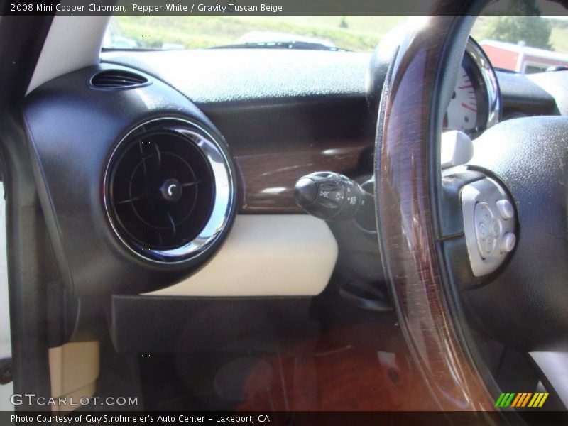 Pepper White / Gravity Tuscan Beige 2008 Mini Cooper Clubman