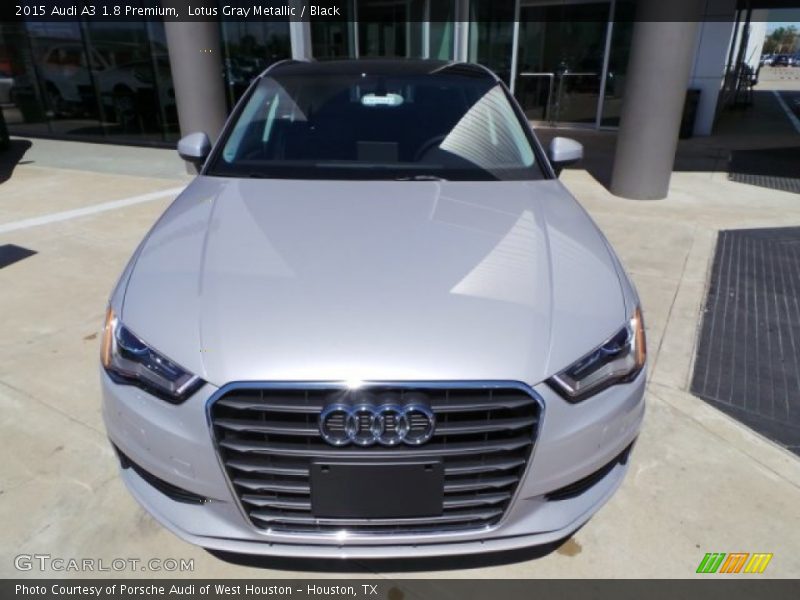 Lotus Gray Metallic / Black 2015 Audi A3 1.8 Premium