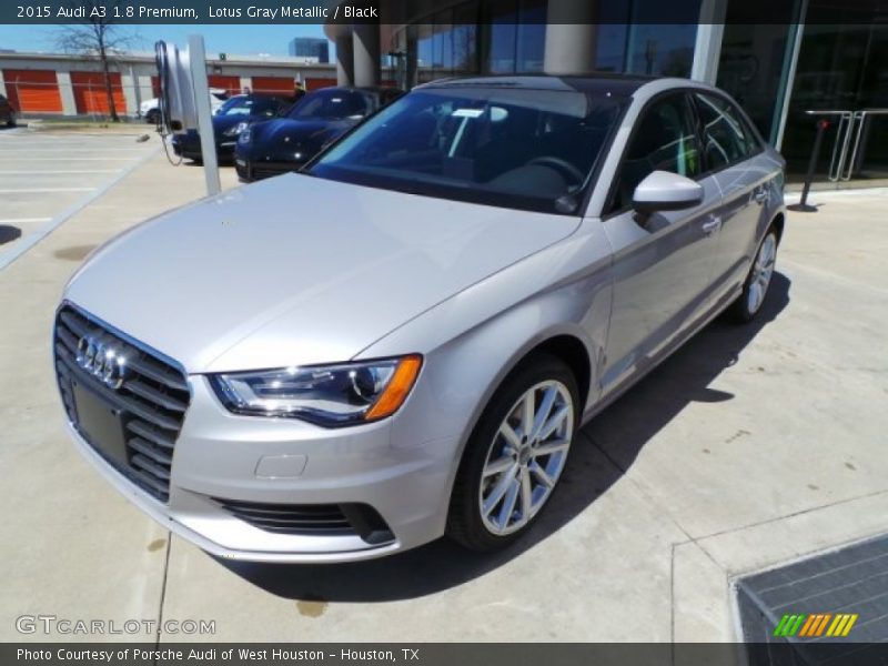 Lotus Gray Metallic / Black 2015 Audi A3 1.8 Premium
