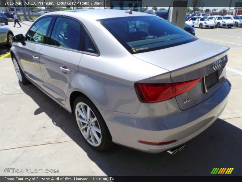 Lotus Gray Metallic / Black 2015 Audi A3 1.8 Premium