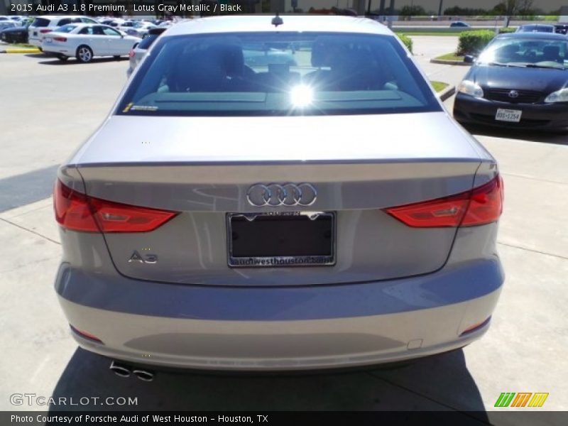 Lotus Gray Metallic / Black 2015 Audi A3 1.8 Premium