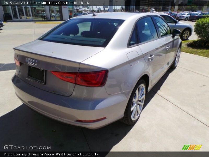 Lotus Gray Metallic / Black 2015 Audi A3 1.8 Premium