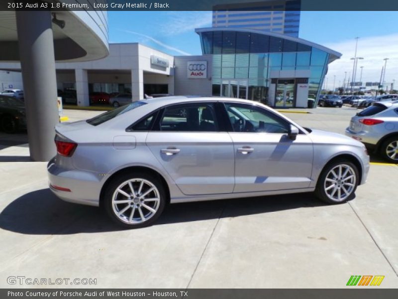 Lotus Gray Metallic / Black 2015 Audi A3 1.8 Premium