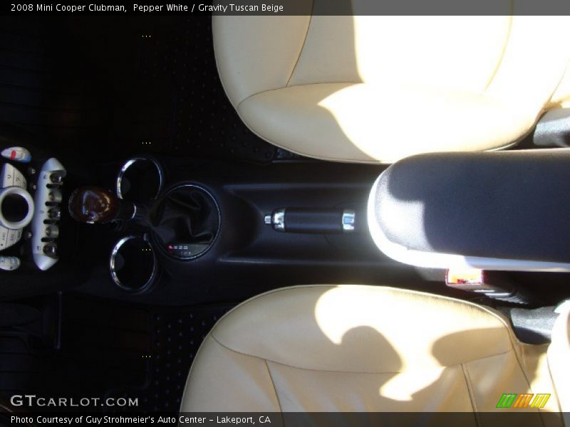 Pepper White / Gravity Tuscan Beige 2008 Mini Cooper Clubman