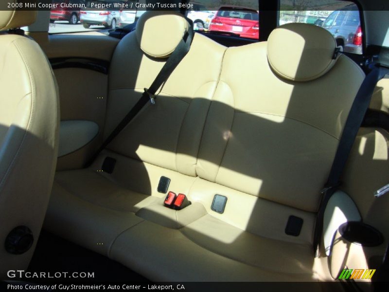 Pepper White / Gravity Tuscan Beige 2008 Mini Cooper Clubman
