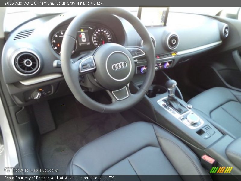Lotus Gray Metallic / Black 2015 Audi A3 1.8 Premium
