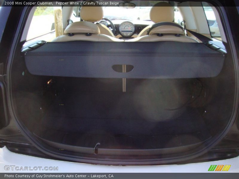 Pepper White / Gravity Tuscan Beige 2008 Mini Cooper Clubman