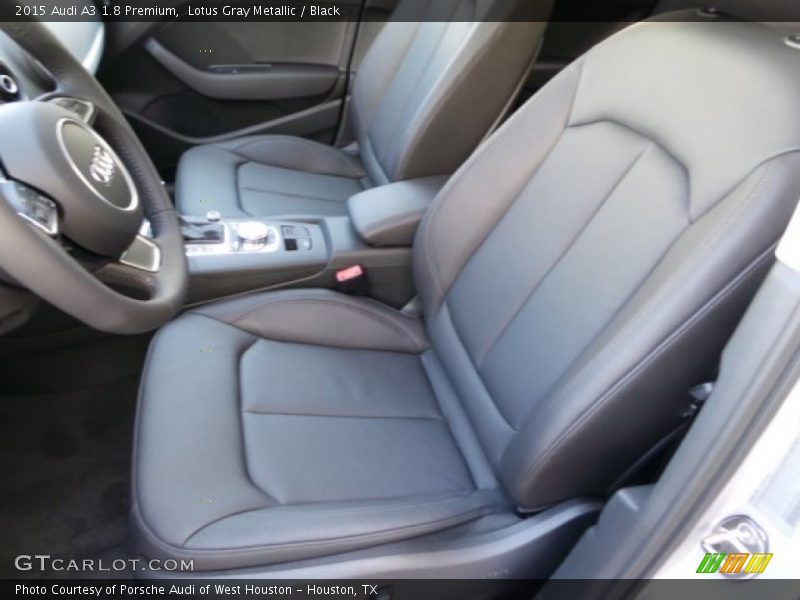 Lotus Gray Metallic / Black 2015 Audi A3 1.8 Premium
