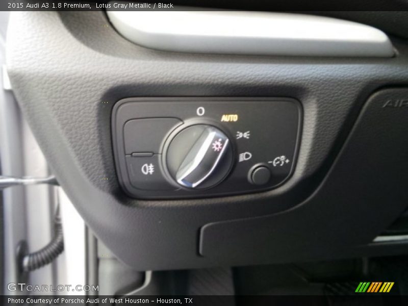 Lotus Gray Metallic / Black 2015 Audi A3 1.8 Premium