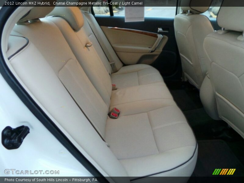 Crystal Champagne Metallic Tri-Coat / Light Camel 2012 Lincoln MKZ Hybrid