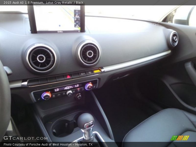 Lotus Gray Metallic / Black 2015 Audi A3 1.8 Premium