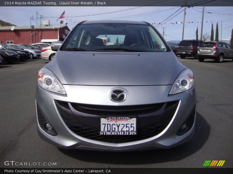 Liquid Silver Metallic / Black 2014 Mazda MAZDA5 Touring