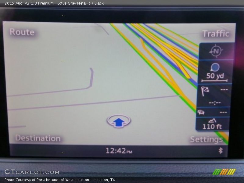 Lotus Gray Metallic / Black 2015 Audi A3 1.8 Premium