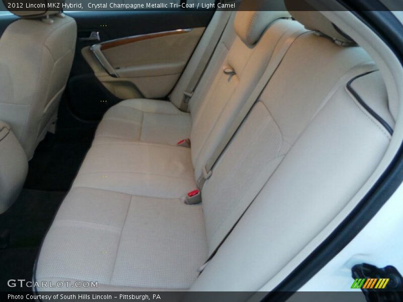 Crystal Champagne Metallic Tri-Coat / Light Camel 2012 Lincoln MKZ Hybrid