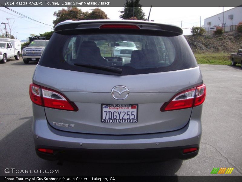 Liquid Silver Metallic / Black 2014 Mazda MAZDA5 Touring