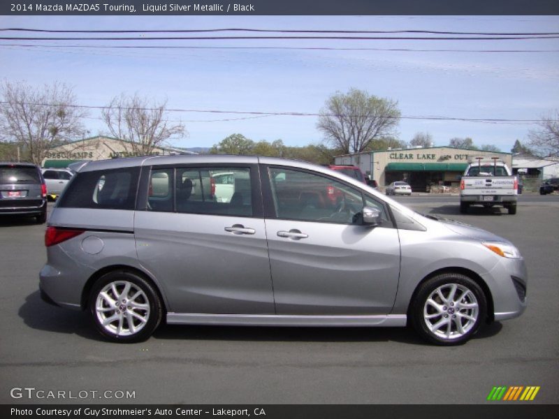 Liquid Silver Metallic / Black 2014 Mazda MAZDA5 Touring