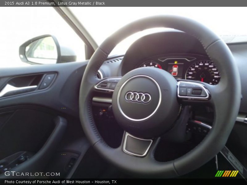 Lotus Gray Metallic / Black 2015 Audi A3 1.8 Premium