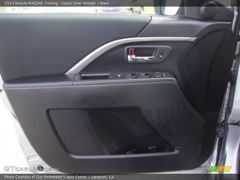Liquid Silver Metallic / Black 2014 Mazda MAZDA5 Touring