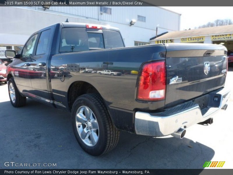 Maximum Steel Metallic / Black/Diesel Gray 2015 Ram 1500 SLT Quad Cab 4x4