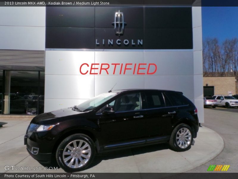 Kodiak Brown / Medium Light Stone 2013 Lincoln MKX AWD