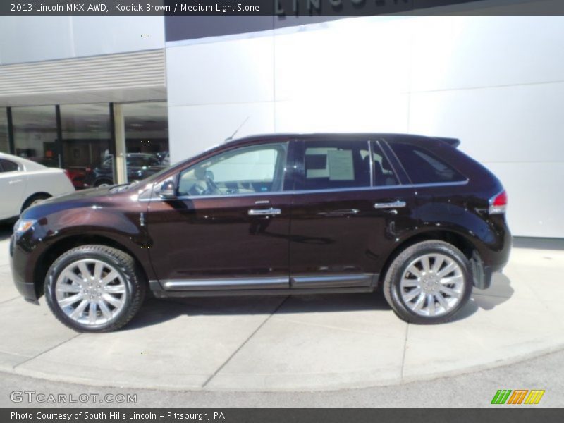 Kodiak Brown / Medium Light Stone 2013 Lincoln MKX AWD