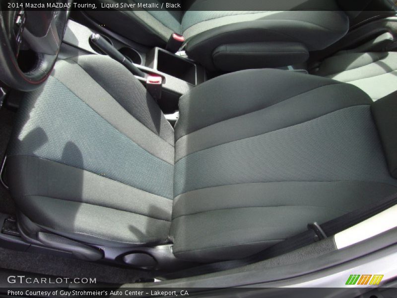 Liquid Silver Metallic / Black 2014 Mazda MAZDA5 Touring