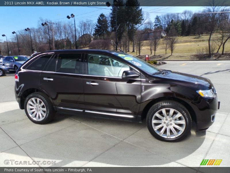 Kodiak Brown / Medium Light Stone 2013 Lincoln MKX AWD