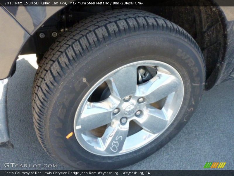 Maximum Steel Metallic / Black/Diesel Gray 2015 Ram 1500 SLT Quad Cab 4x4