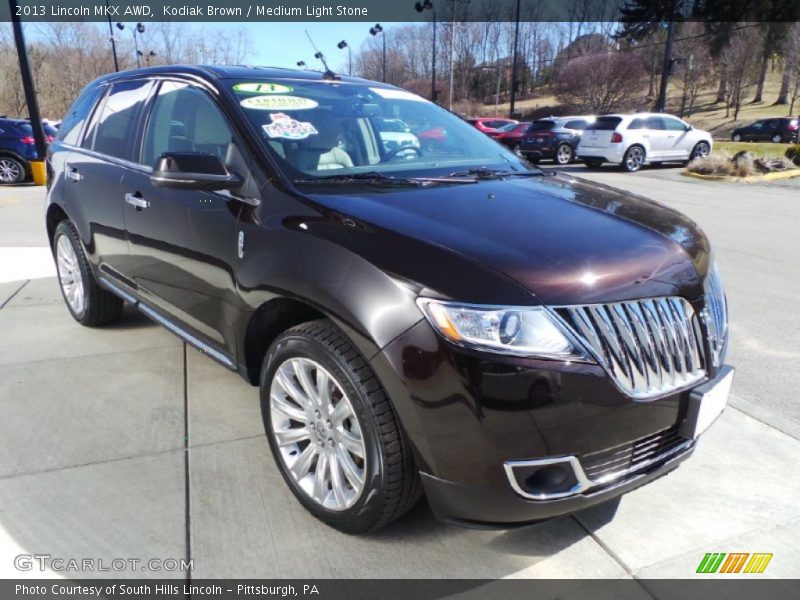 Kodiak Brown / Medium Light Stone 2013 Lincoln MKX AWD