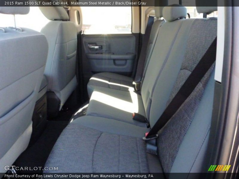 Maximum Steel Metallic / Black/Diesel Gray 2015 Ram 1500 SLT Quad Cab 4x4